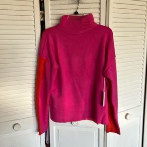 💥SOLD💥NWT Six/Fifty Pink and Orange Long Sleeve Sweater Size L
